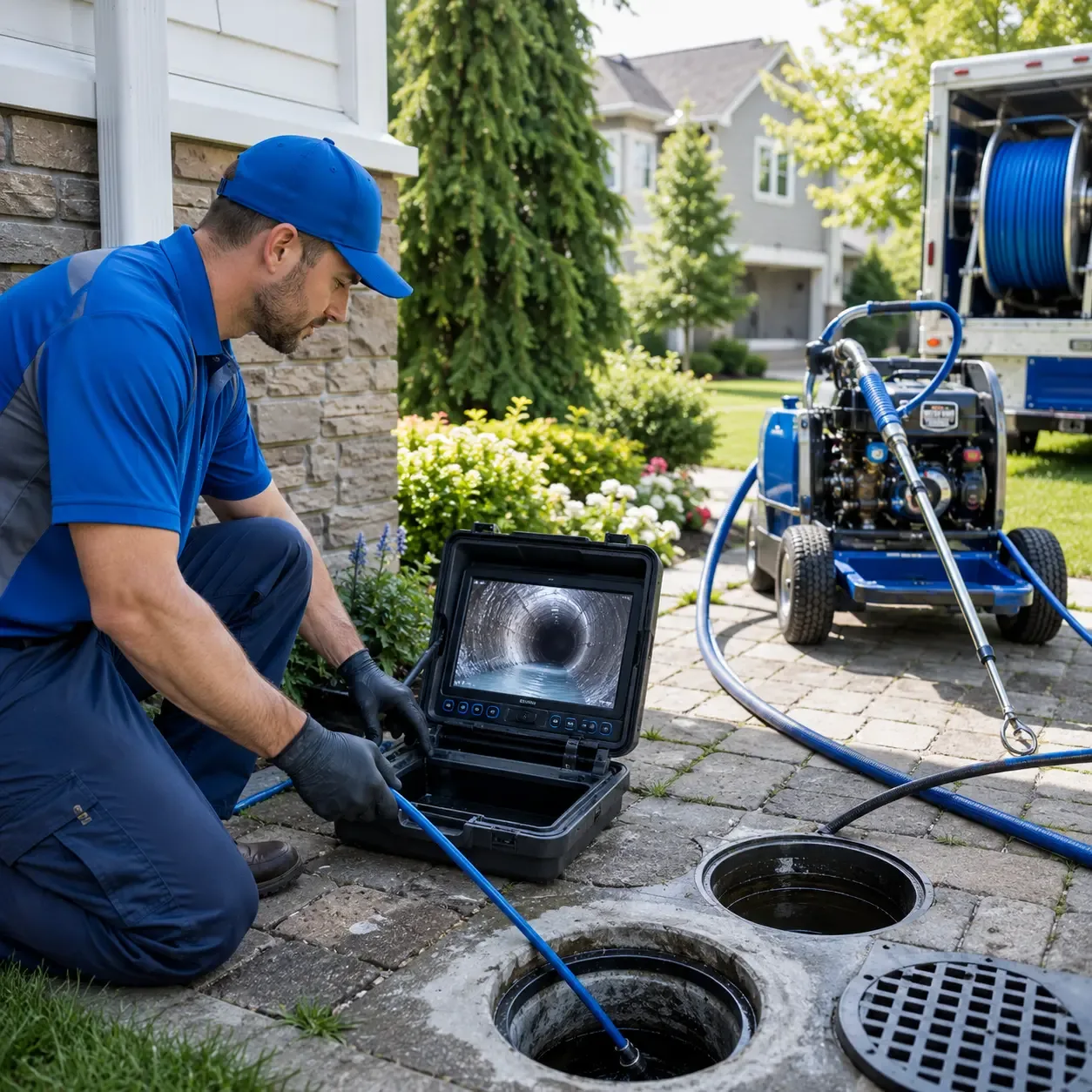 Outdoor drain cleaning professionals serving Brookline, MA